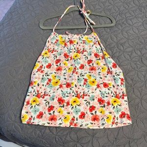 Floral Halter Top